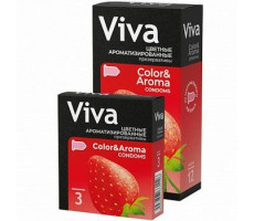 ВИВА ПРЕЗЕРВАТИВ АРОМАТИЗ.ЦВЕТН. №3 [VIVA]