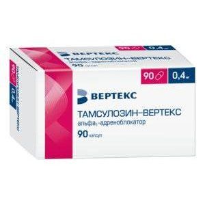 ТАМСУЛОЗИН 0,4МГ. №90 КАПС.ПРОЛОНГ. /ВЕРТЕКС/ ТАМСУЛОЗИН 0,4МГ. №90 КАПС.ПРОЛОНГ. /ВЕРТЕКС/