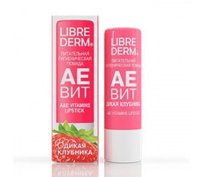 ЛИБРИДЕРМ АЕВИТ ПОМАДА Д/ГУБ ПИТАТ. ДИКАЯ КЛУБНИКА 4Г. [LIBREDERM]