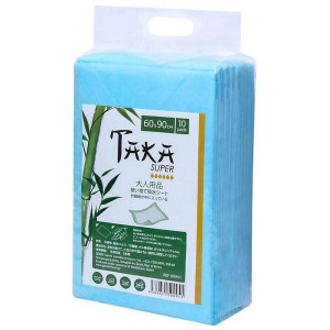 ТАКА ПЕЛЕНКИ ВПИТ. СУПЕР Д/ВЗР. БАМБУК 60Х90СМ №10 [TAKA]