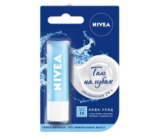 НИВЕЯ ЛИП КЭЙР БАЛЬЗАМ Д/ГУБ ТАЮ НА ГУБАХ АКВА-УХОД 4,8Г. [NIVEA]