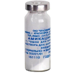 АМИКАЦИН 1Г. №1 ПОР. Д/Р-РА Д/В/В,В/М ФЛ. /КРАСФАРМА/ АМИКАЦИН 1Г. №1 ПОР. Д/Р-РА Д/В/В,В/М ФЛ. /КРАСФАРМА/