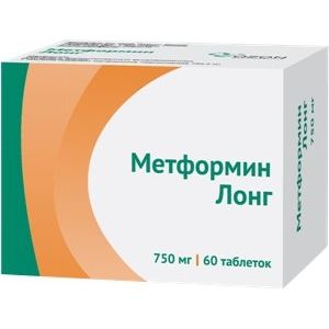 МЕТФОРМИН ЛОНГ 750МГ. №60 ТАБ.ПРОЛОНГ. /АТОЛЛ/ОЗОН/ МЕТФОРМИН ЛОНГ 750МГ. №60 ТАБ.ПРОЛОНГ. /АТОЛЛ/ОЗОН/