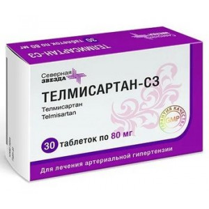 ТЕЛМИСАРТАН-СЗ 80МГ. №30 ТАБ.