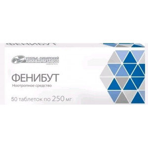 ФЕНИБУТ 250МГ. №50 ТАБ. /УСОЛЬЕ-СИБИРСКИЙ ХФЗ/ ФЕНИБУТ 250МГ. №50 ТАБ. /УСОЛЬЕ-СИБИРСКИЙ ХФЗ/