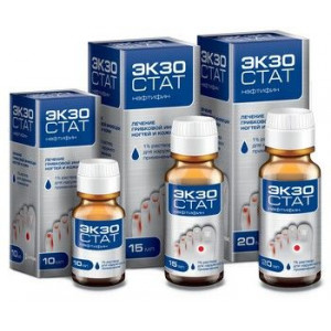 ЭКЗОСТАТ 1% 20МЛ. Р-Р Д/НАРУЖ.ПРИМ. ФЛ./КАП.