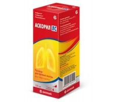 АСКОРИЛ ЛС 30МГ.+100МГ.+1МГ/10МЛ. 100МЛ. Р-Р Д/ПРИЕМА ВНУТРЬ ФЛ.