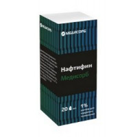 НАФТИФИН МЕДИСОРБ 1% 20МЛ. №1 Р-Р Д/НАРУЖ.ПРИМ. ФЛ. /КИРОВСКАЯ ФФ/