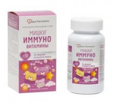 СЕРДЦЕ КОНТИНЕНТА МИШКИ ИММУНО ВКУС ЯГОД. МИКС №60 ПАСТИЛКИ ЖЕВ.