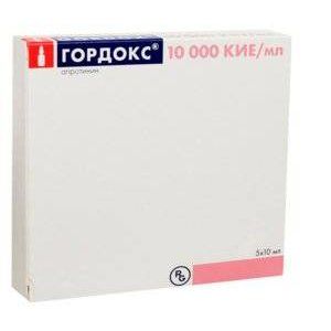 ГОРДОКС 100000ЕД/10МЛ. №5 КОНЦ. Д/Р-РА В/В АМП. /ГЕДЕОН РИХТЕР/ ГОРДОКС 100000ЕД/10МЛ. №5 КОНЦ. Д/Р-РА В/В АМП. /ГЕДЕОН РИХТЕР/
